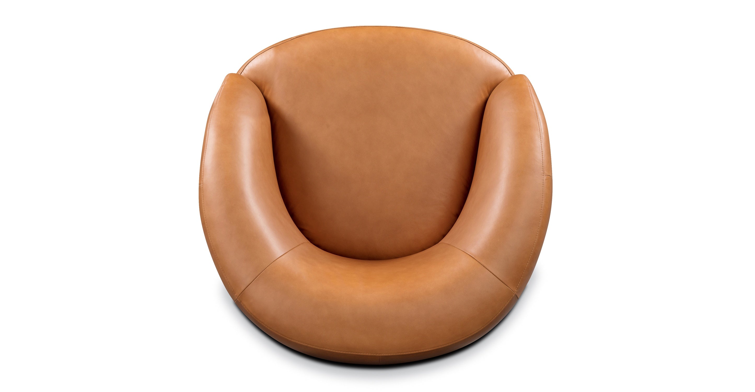Premium Alma Leather Swivel Chair - 360° Rotating Office Chair with Adjustable Height - Perfect for Home Office, Conference Rooms & Executive Workspaces