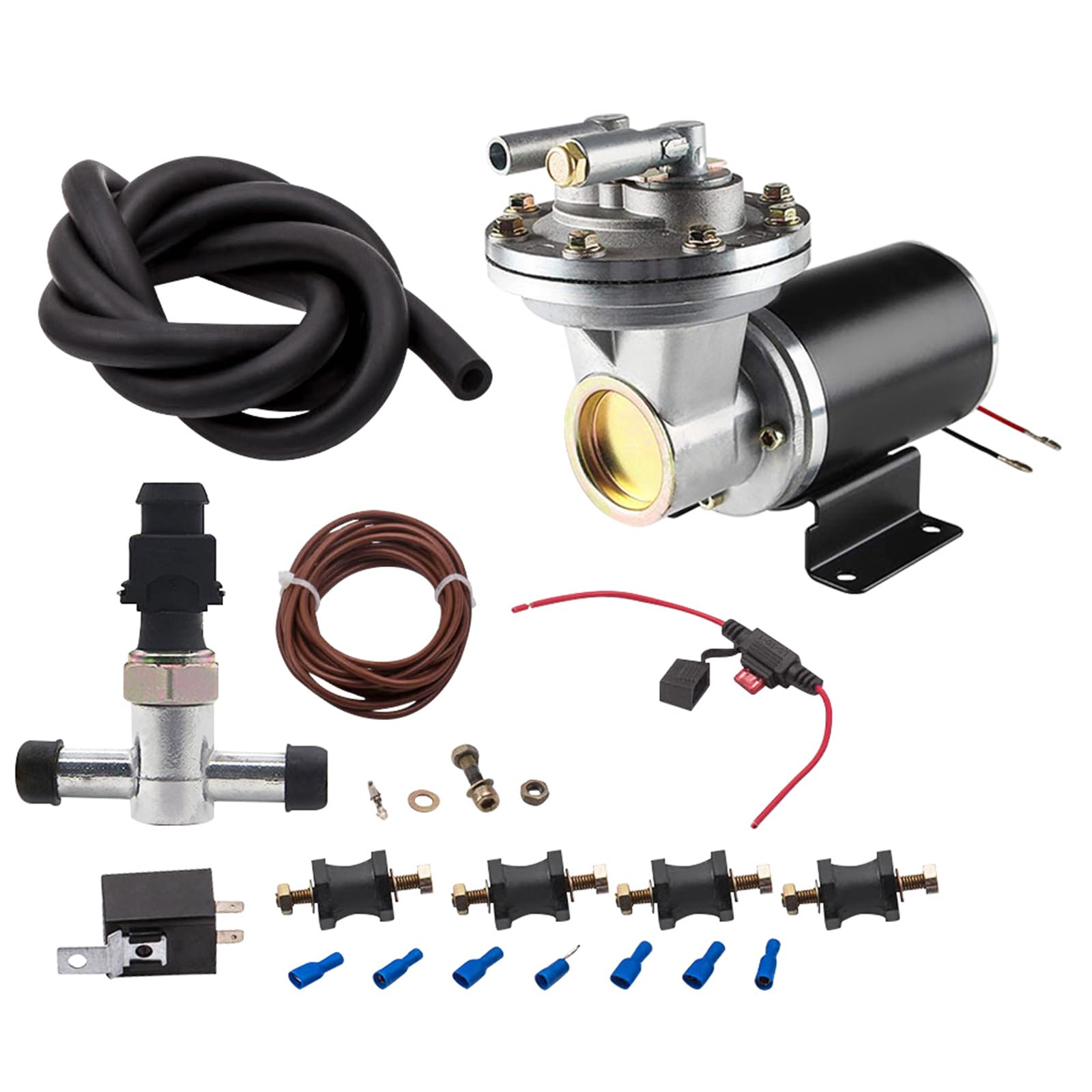 maXpeedingrods 28146 12V Electric Vacuum Pump Kit - Universal Brake Booster Vacuum Pump for Cars & Trucks (18-22