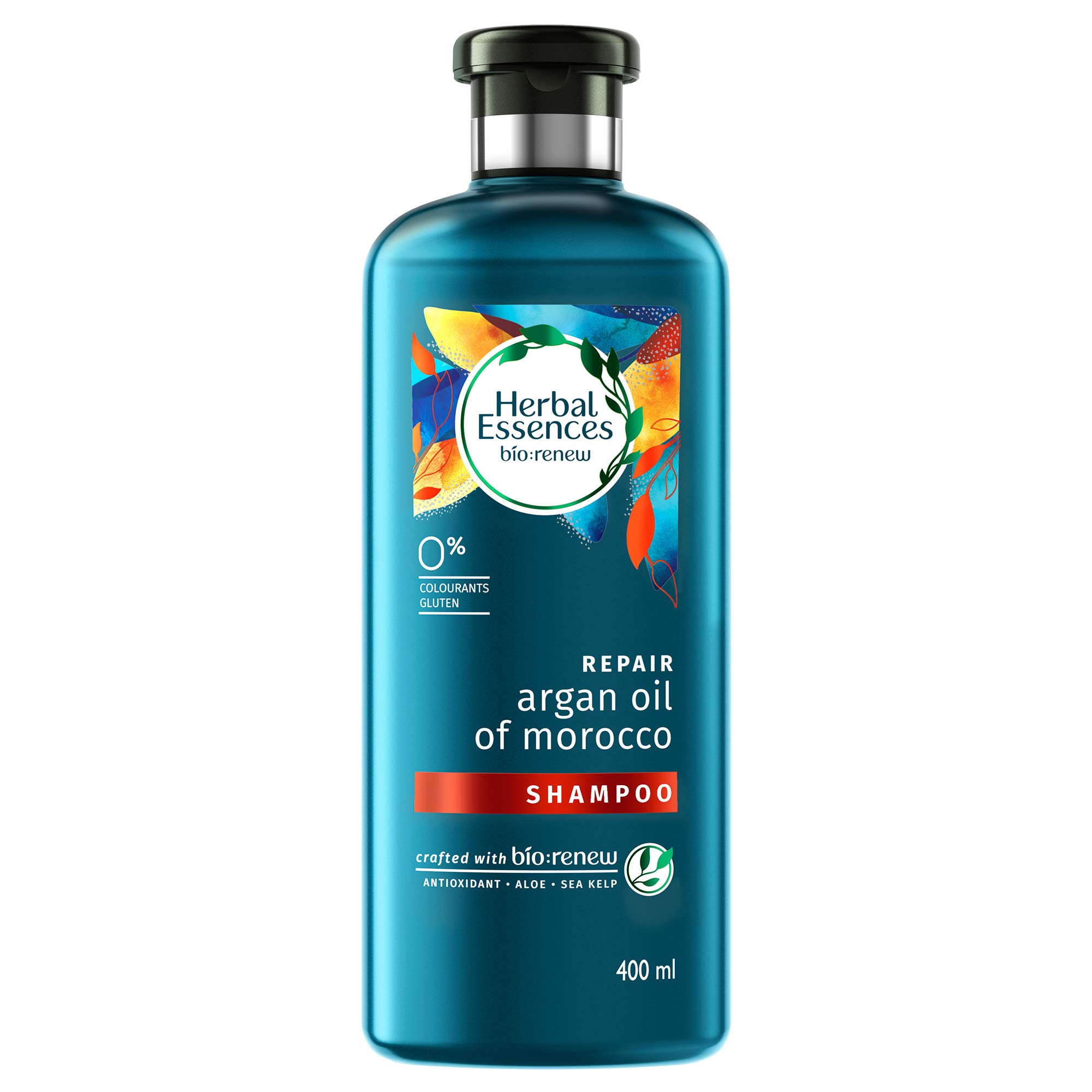 Herbal Essences Bio: Renew Coconut Milk Shampoo & Argan Oil of Morocco Shampoo Combo (400ml x 2) - Hydrating & Nourishing Hair Care for Dry & Damaged Hair - Perfect for Daily Use & Salon-Quality Results at Home