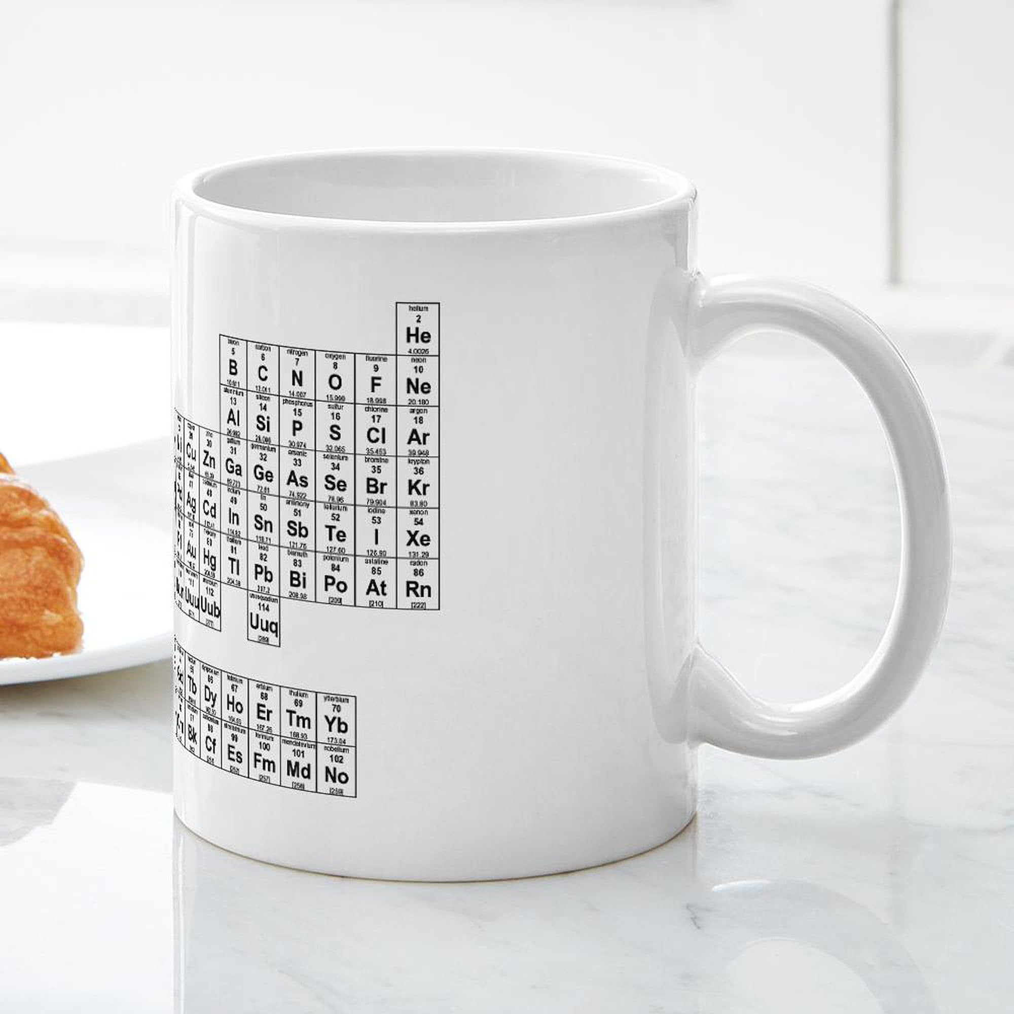 Periodic Table Coffee Mug 11oz - Science Lover Gift for Office & Home