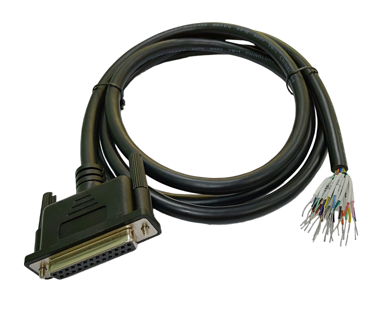 25 Pin RS232 Serial Cable Female to Female - 3/5/10/25 Feet Length Options - Durable DB25 Connector for Industrial Equipment, POS Systems & Legacy Devices