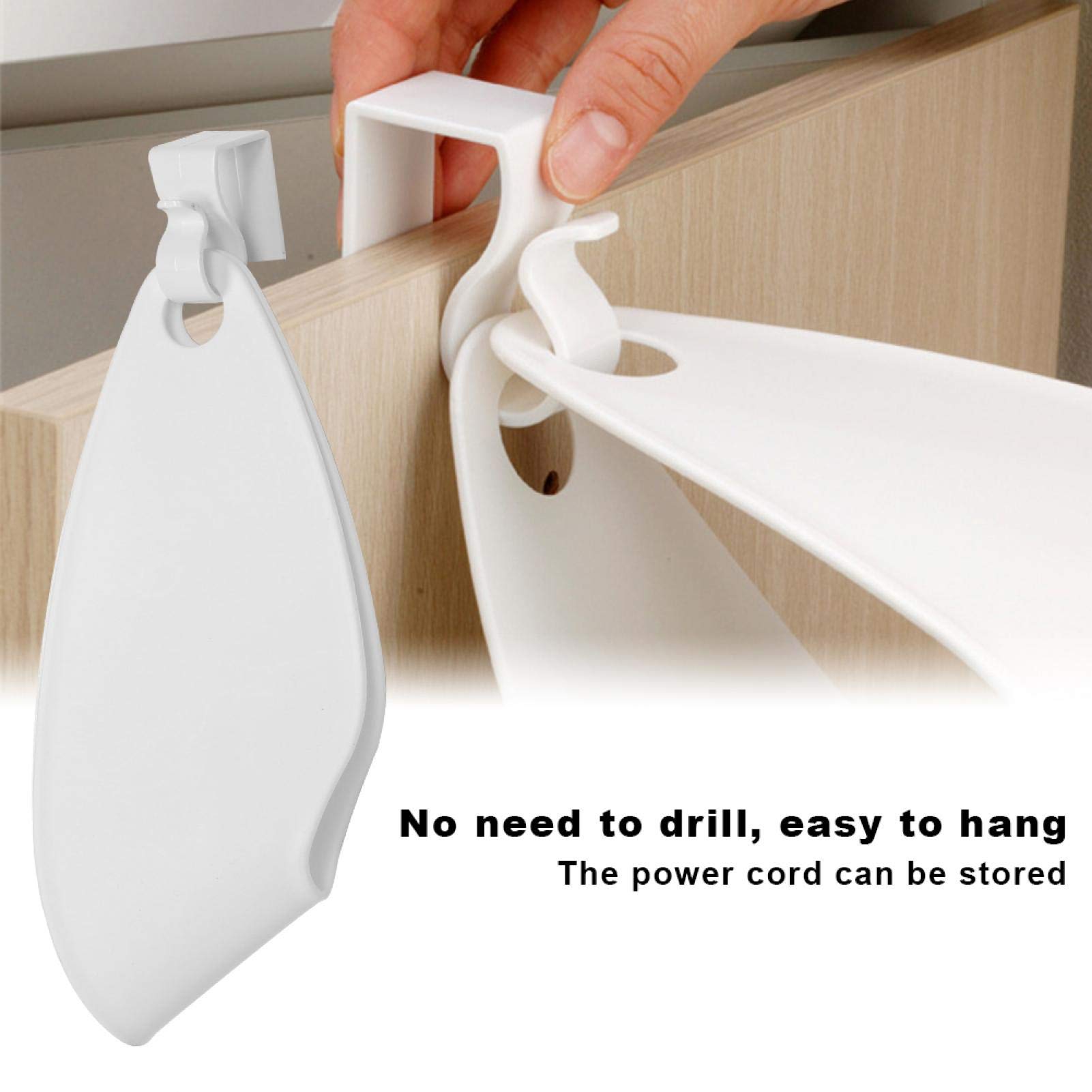 **Wall Mounted Hair Dryer Holder for Bathroom - Durable & Safe Organizer with Non-Slip Design - Perfect for Home, Apartment, and Salon Use**