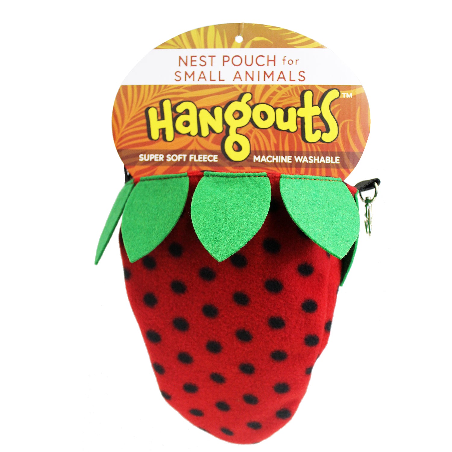 Organic Strawberry Nest Pouch - Soft Baby Carrier Sling for Newborns & Infants - Hands-Free Nursing, Cuddling & Bonding - Perfect for Home, Travel & Outdoor Adventures