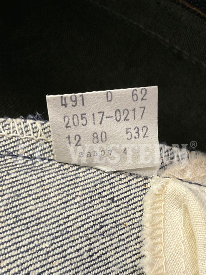 Levi's 20517 0217 Men's Vintage 517 Rigid Made in USA Jeans - Navy Blue 42x32 for Casual Wear & Everyday Style