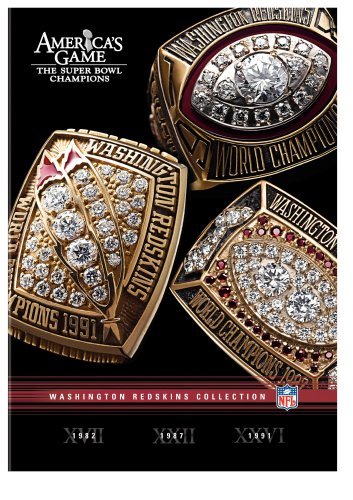 Washington Redskins NFL America's Game DVD - Region 1 US Import NTSC - Perfect for Football Fans & Collectors, Great for Game Day Viewing and Sports Memorabilia Collections