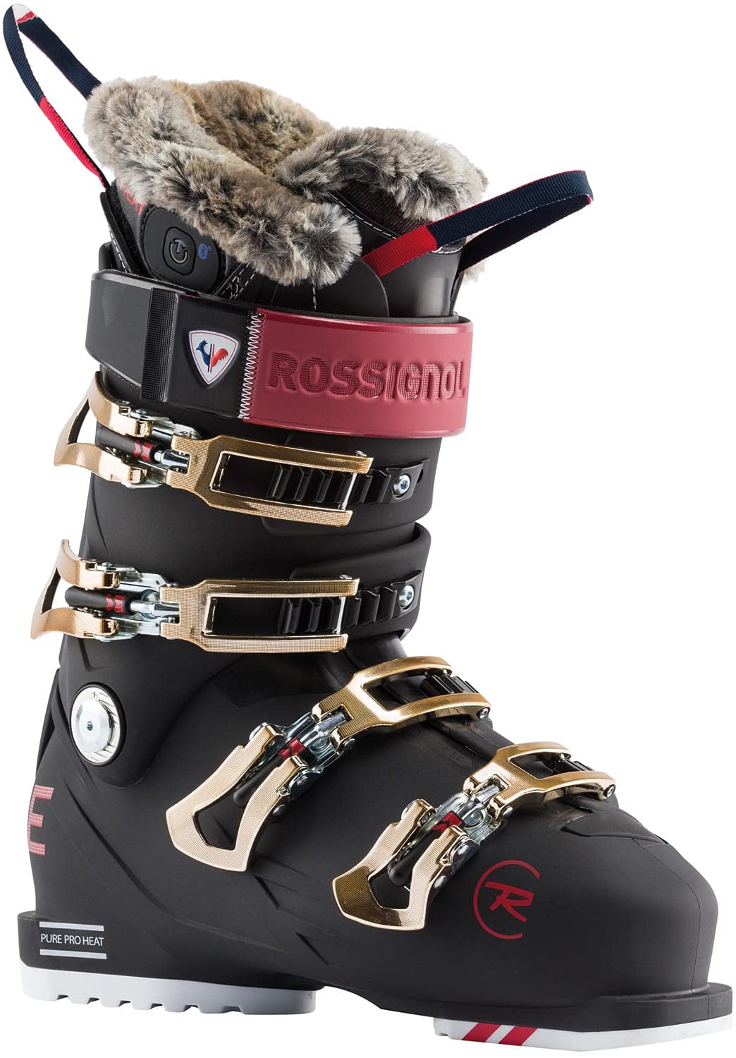 Rossignol Pure Pro Heat Women's Ski Boots - Warm & Comfortable for Cold Weather Skiing - Perfect for Downhill & Alpine Skiing