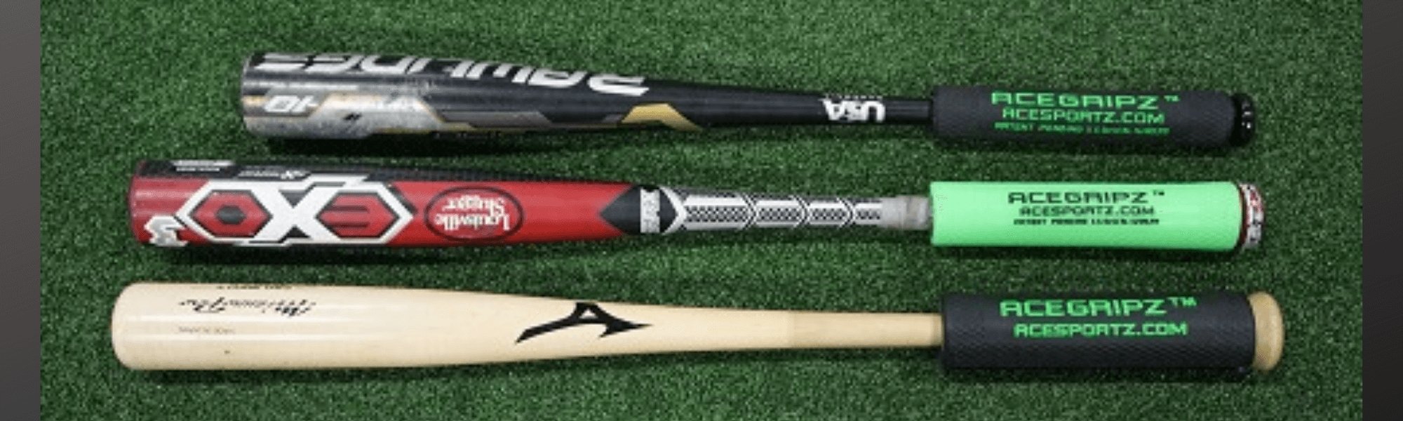 ACEGRIPZ Medium Senior League Bevel 45mm - High Performance Baseball Bat Grip for Increased Exit Velocity | Perfect for Training, Games & League Play