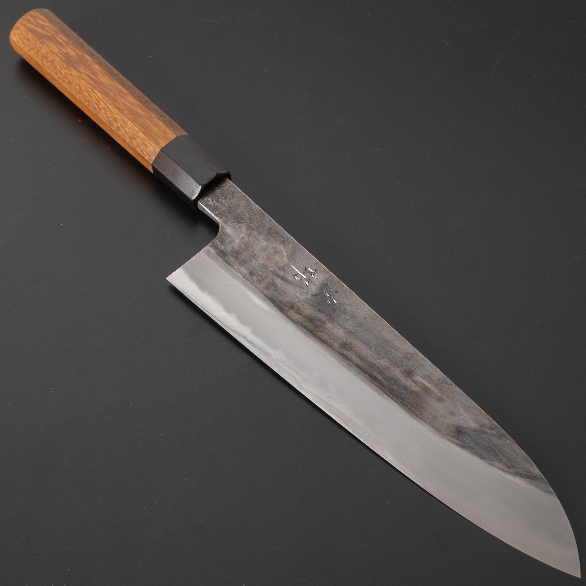 Premium Jiro Tsuchime Wa Gyuto 225mm Japanese Chef Knife with Taihei Tagayasan Handle (#368) - Perfect for Sushi, Sashimi & Precision Cutting in Professional Kitchens