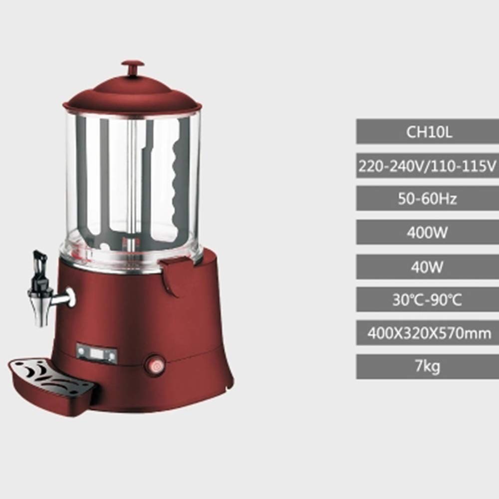 Commercial Hot Chocolate Dispenser Machine - Adjustable Beverage Equipment for Milk, Coffee, Tea & Hot Toppings | Perfect for Cafés, Restaurants & Catering Events