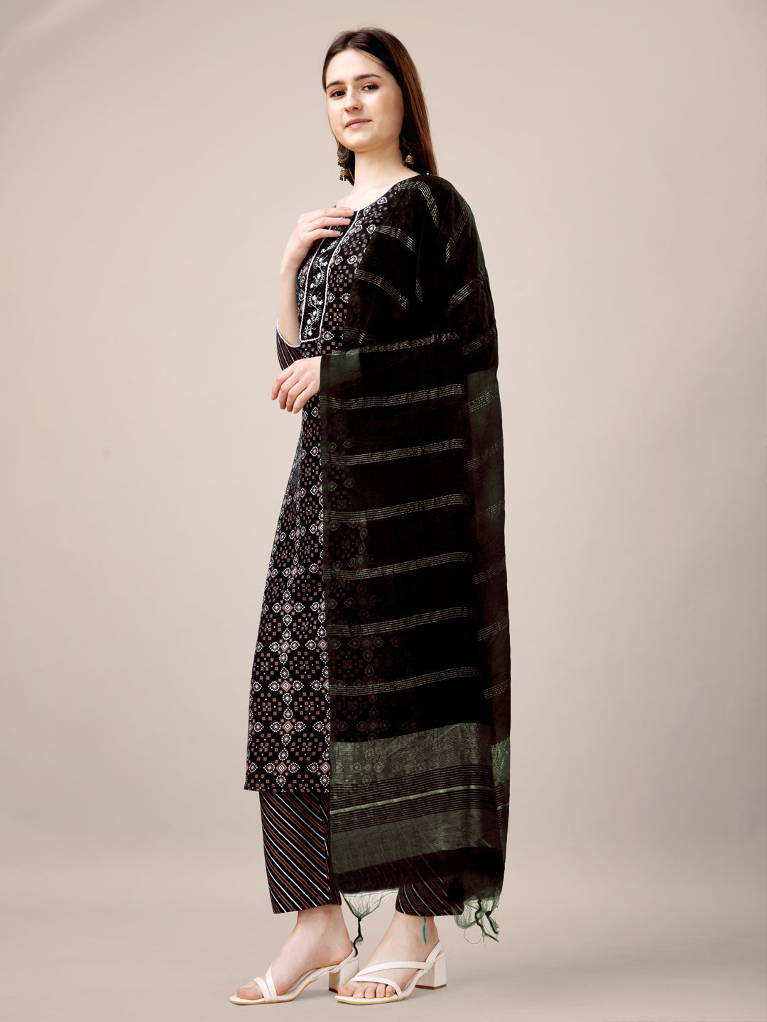 Stylish Black Embroidered Pant Suit for Women - Designer Ready-to-Wear Formal Outfit for Office, Parties & Special Occasions