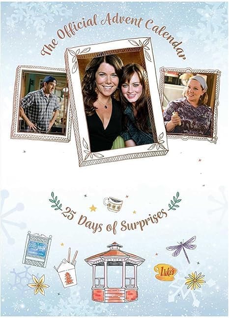 Gilmore Girls Advent Calendar 2024 - 24 Days Countdown to Christmas - Perfect Gift for Gilmore Girls Fans, Women, Girlfriends & Friends - Christmas Decor & Holiday Countdown Calendar (1 Piece) - Ideal for Home Decor, Office Desk & Christmas Party Gifts