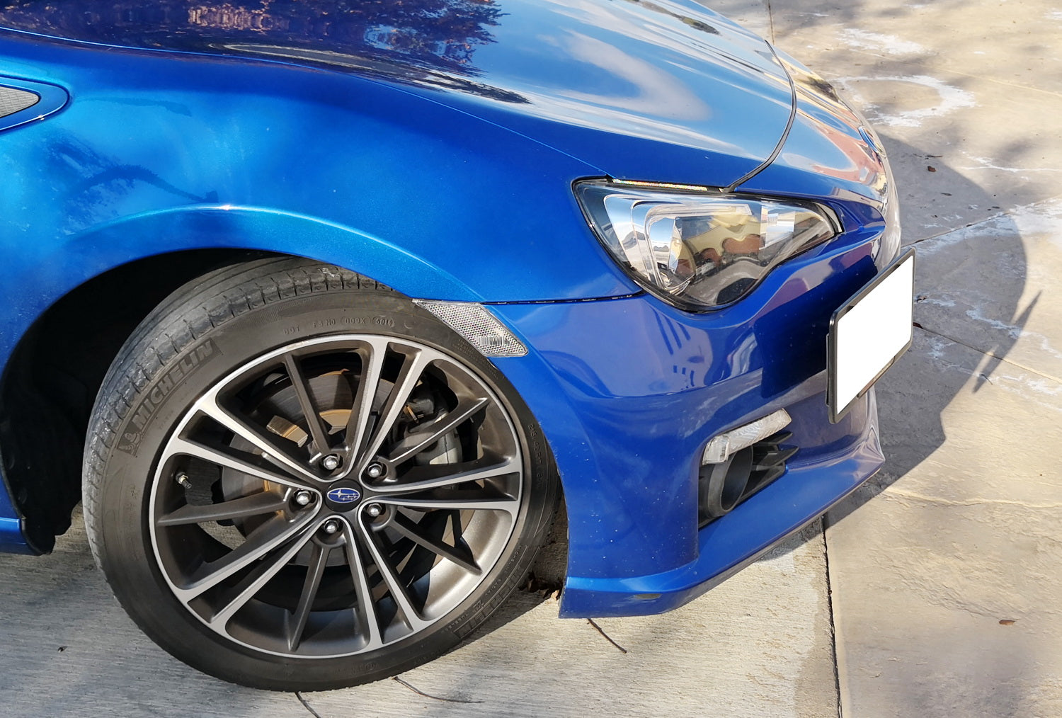 Clear Lens Front Side Marker Lamp Housings for Subaru BRZ Scion FR-S Toyota 86 - Replacement Light Assembly for Enhanced Visibility & Safety (Perfect for Night Driving & Custom Car Mods)