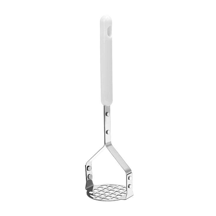 Stainless Steel Mini Potato Masher - Manual Household Potato Puddler for Mashing Potatoes, Vegetables & Baby Food - Perfect for Kitchens, Camping & Small Batch Cooking