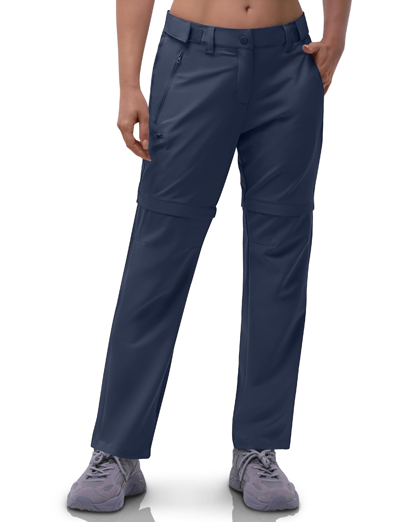 Outdoor Ventures Women's Convertible Hiking Pants - Quick Dry, Lightweight Stretch Zip-Off Cargo Pants for Trekking, Camping & Travel Adventures