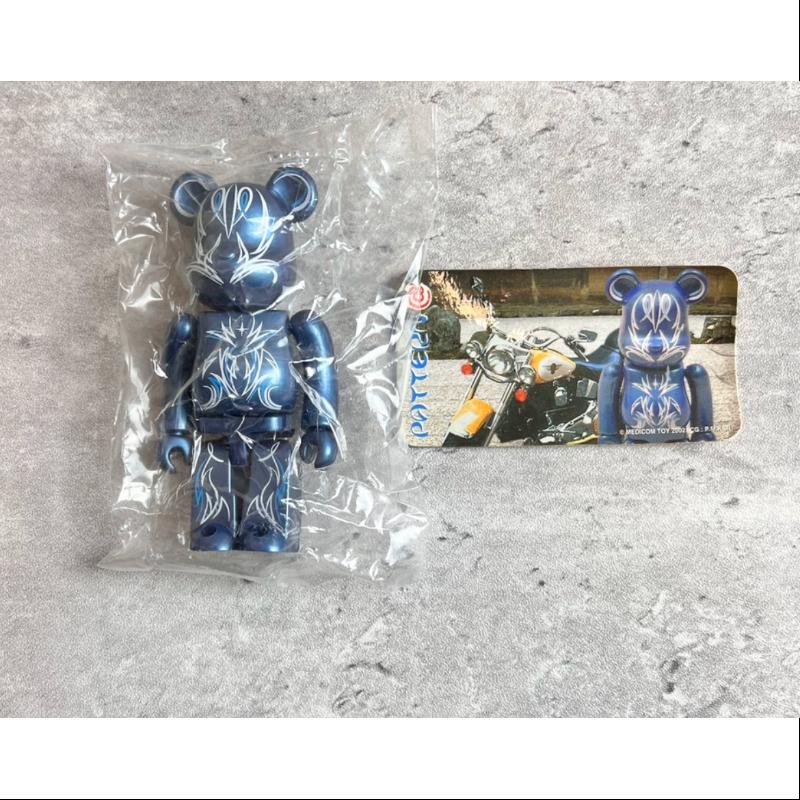 Be@rbrick Series 3 PATTERN Harley Motorcycle 100% Collectible Vinyl Art Toy - Perfect for Display, Gifts & Anime Collections