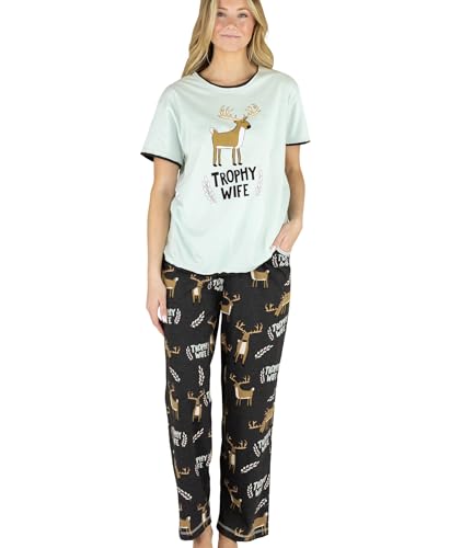 Trophy Wife Blue Pajama Set