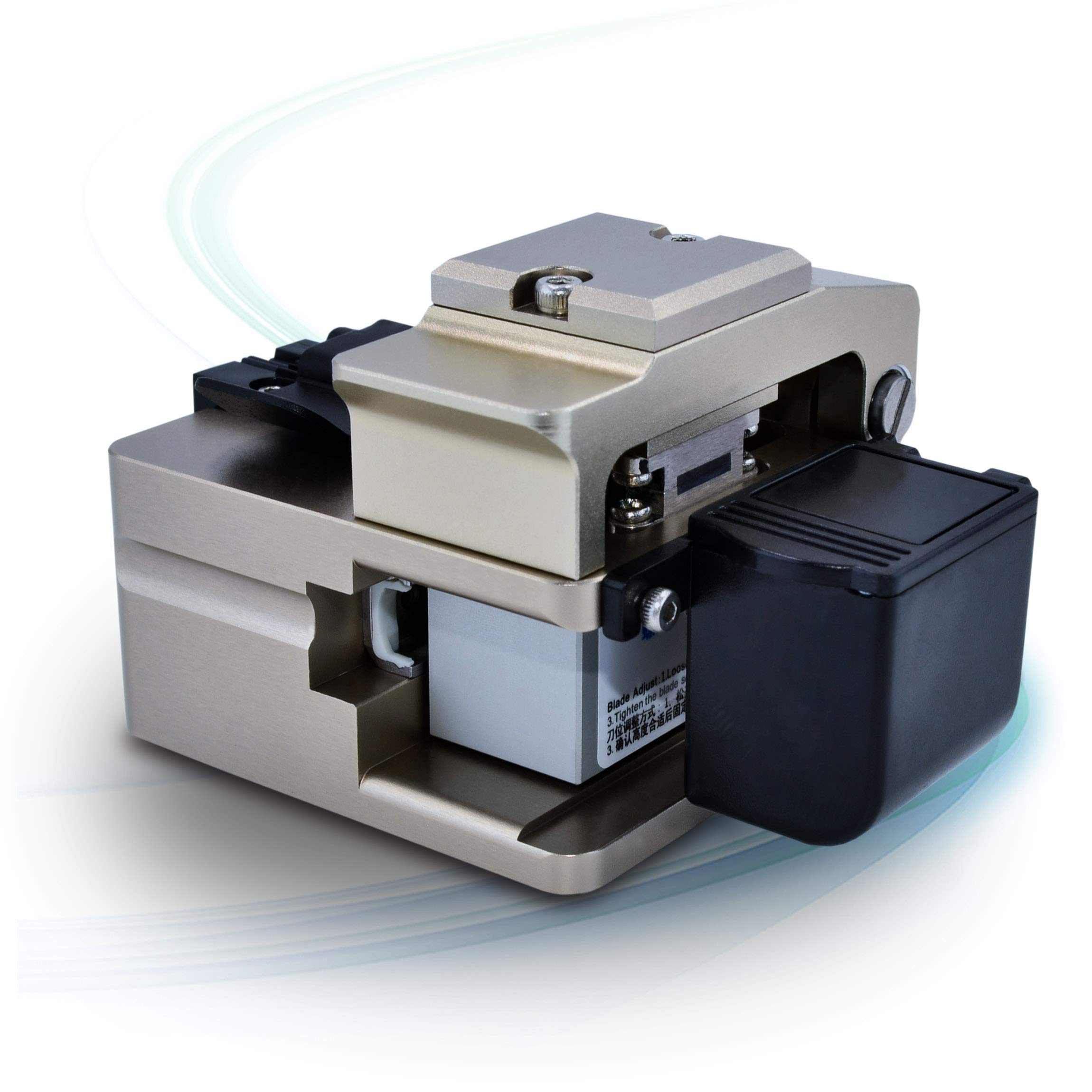 SPEEDWOLF FTTH High Precision Fiber Optic Cleaver - 16 Surface Blade for 250μm/900μm/3.0mm Fiber Cables - Includes 4-in-1 Holder & Scrap Collector - 38,000+ Cleaves - Perfect for Indoor Fiber Splicing & Network Installation