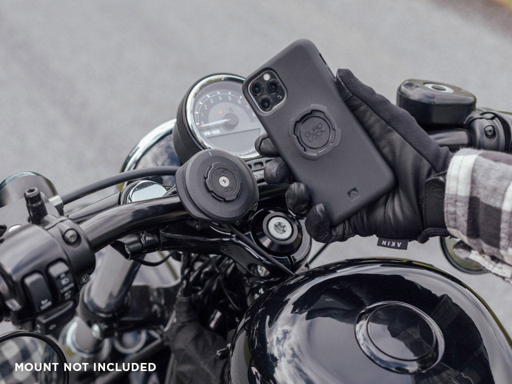 Wireless Charging Phone Mount for Motorcycles - Fast Qi Charger for iPhone & Android - Perfect for Commuting, Touring & Adventure Riding