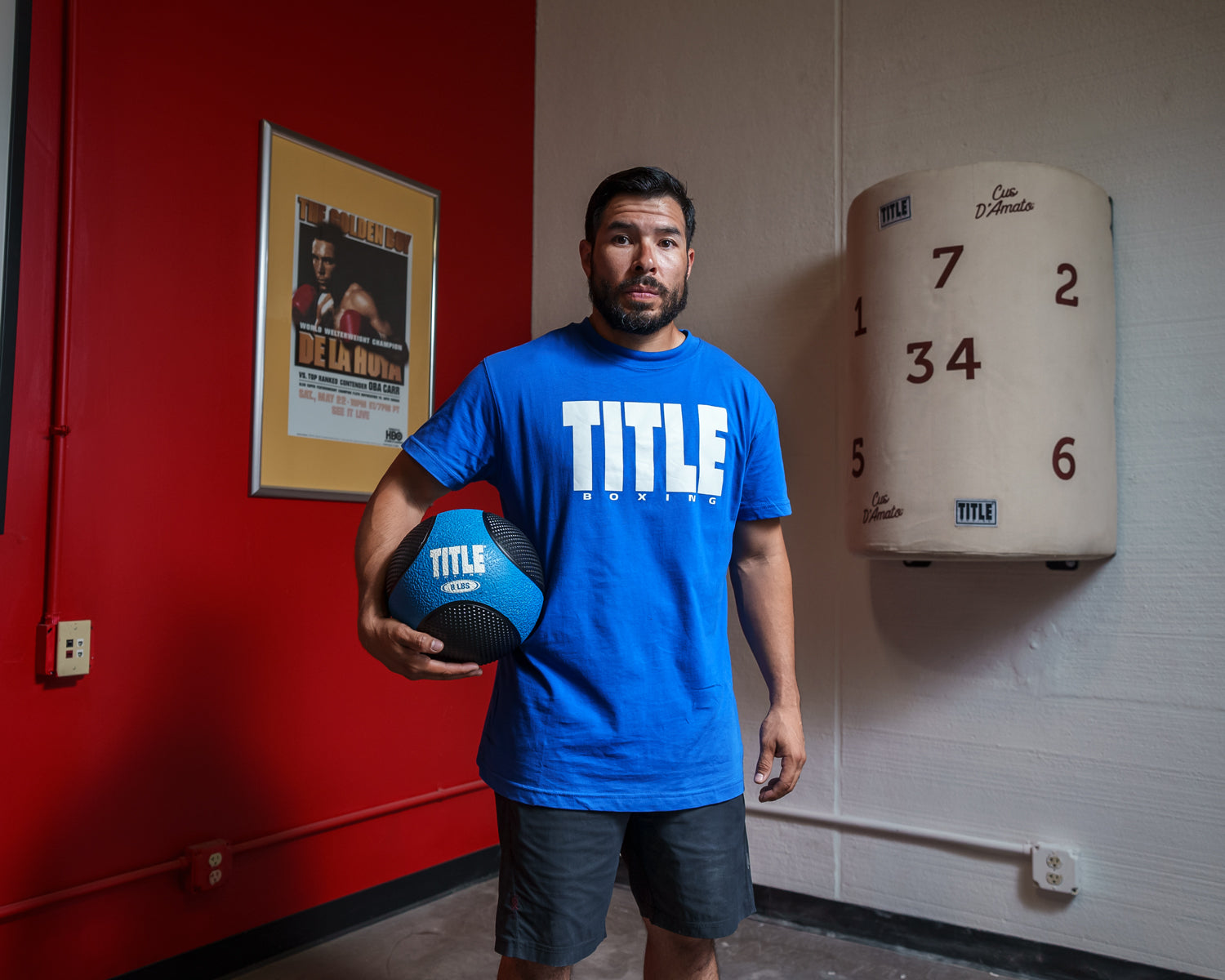TITLE Boxing Iconic Block Tee - Premium Cotton Training Shirt for Men & Women - Perfect for Boxing, MMA, Gym Workouts & Casual Wear