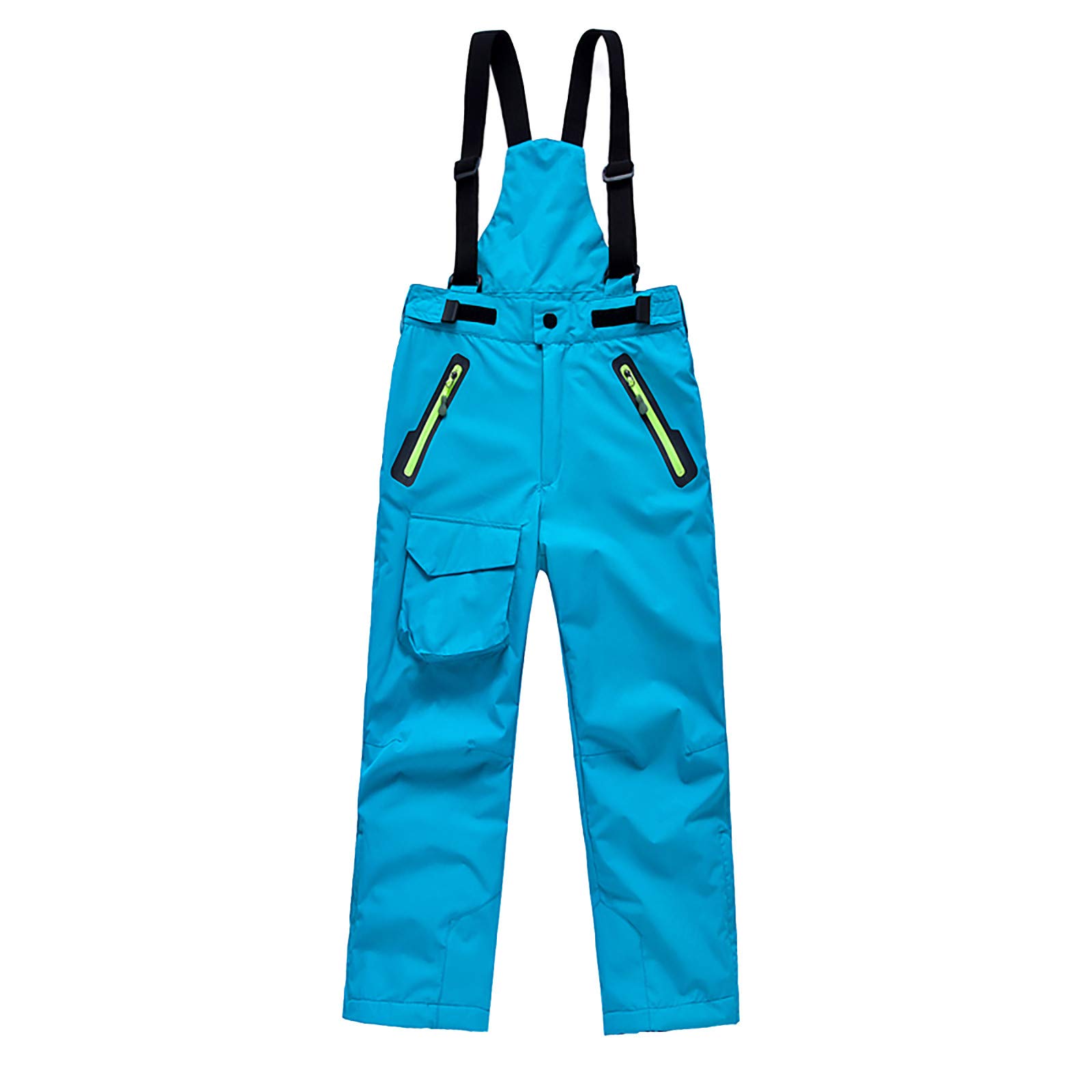Kids' Waterproof Winter Snow Bib Overalls - Windproof Adjustable Ski Pants for Boys & Girls - Perfect for Snowboarding, Skiing & Outdoor Winter Activities