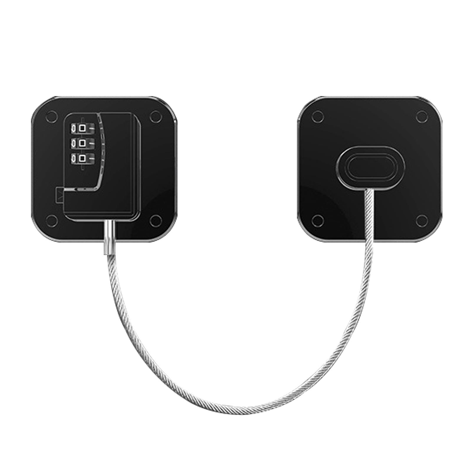 Shakven Child Proof Fridge Lock - Self Adhesive No Drill Baby Safety Locks for Refrigerator, Window Cabinets & More | Secure Password Protection for Homes with Toddlers (Perfect for Kitchen Safety & Childproofing)