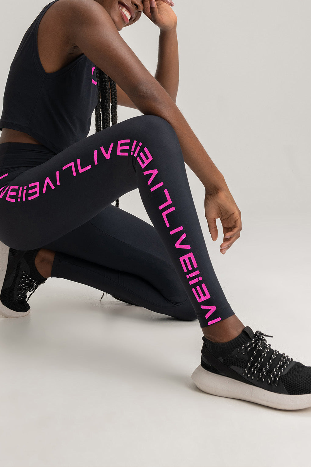 Icon Neo Leggings - High Waist Yoga Pants for Women, Tummy Control Workout Leggings with Pockets - Perfect for Yoga, Running, Gym & Lounge Wear
