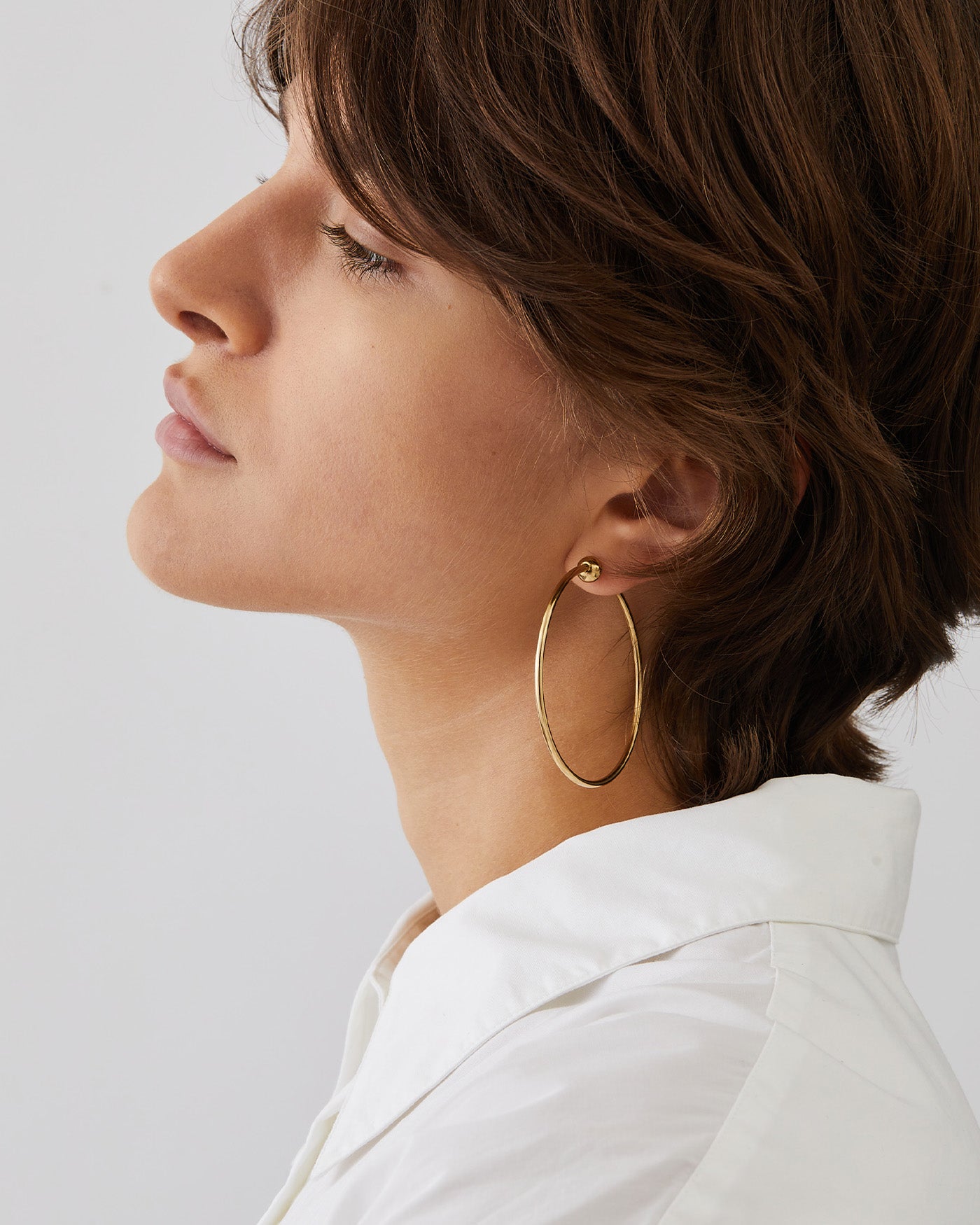 Stylish Icon Hoops Medium Size Earrings - Perfect for Everyday Wear, Parties & Special Occasions