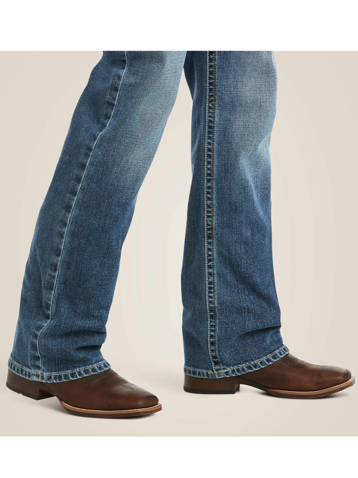 Ariat Men's M5 Slim Stretch Stillwell Stackable Straight Leg Jeans - Comfortable Work & Casual Denim Pants for Riding, Outdoor Activities & Everyday Wear