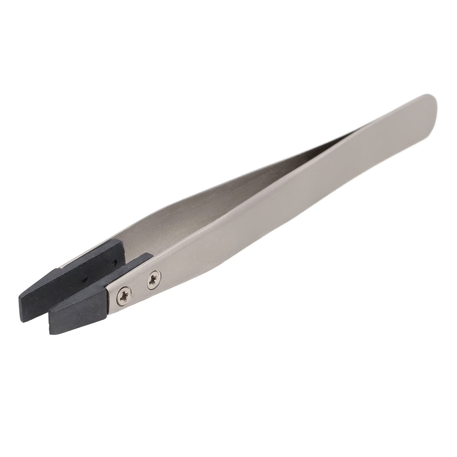 Carbon Fiber Plastic Tweezers for Electronics & Semiconductor Work - Precision ESD Safe Tweezers for Circuit Board Repair, Jewelry Making, and Craft Projects