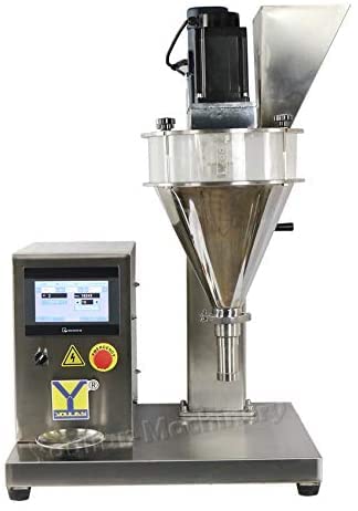 High Precision 0.5-300g Electric Powder Filling Machine for Spices, Toner & Small Particles | Auger Bottle Weighing System | Perfect for Home Kitchens, Coffee Shops & Small Business Packaging