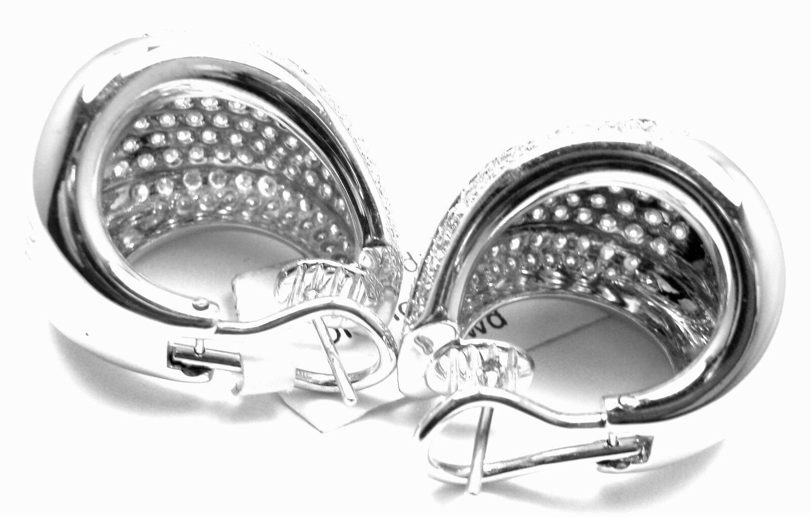 Authentic Damiani Da Definire 18k White Gold 3.09ct Diamond Earrings - Luxury Women's Jewelry for Weddings, Anniversaries & Special Occasions