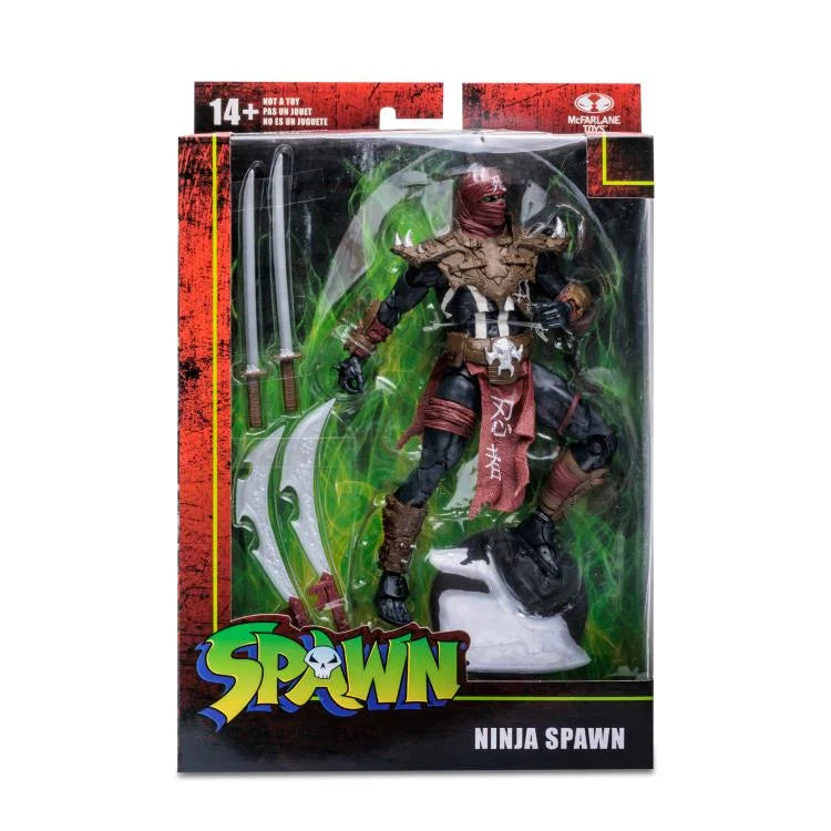 Ninja Spawn Action Figure - Spawn's Universe Collectible Toy for Adults & Fans - Perfect for Display, Cosplay, and Comic Book Enthusiasts