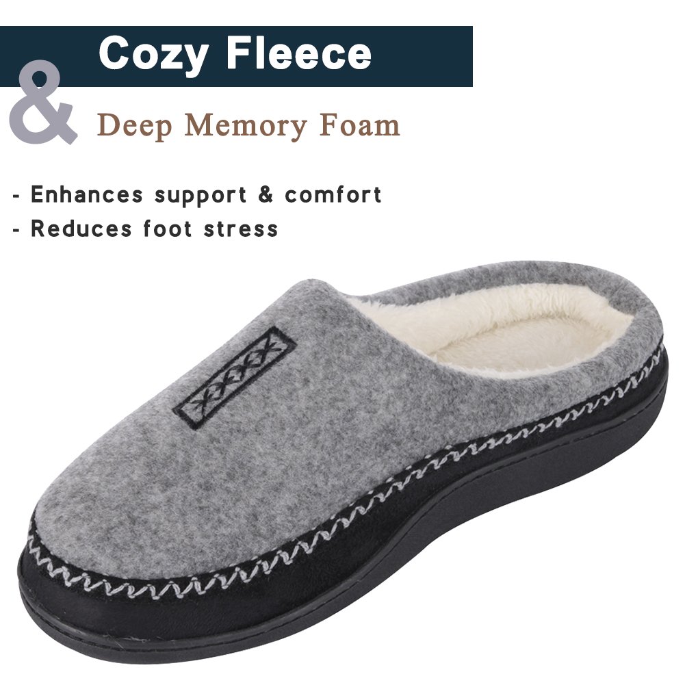 Comfortable Memory Foam House Slippers for Women - Lightweight Indoor/Outdoor Slip-On Shoes - Perfect for Home, Office, and Travel Use