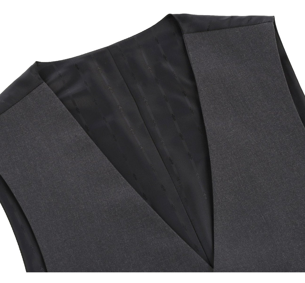 Alessandro Vitello by Renoir Men's Charcoal Gray Button Formal Suit Vest - Regular Fit Waistcoat for Business & Wedding - Premium Slim Fit Vest for Office & Special Occasions