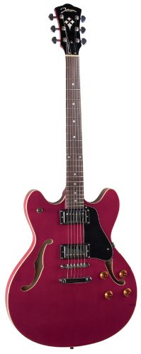 Johnson JS-500-RC Electric Guitar with Grooveyard Pickups - Cherry Red Finish | Perfect for Rock, Blues & Stage Performances
