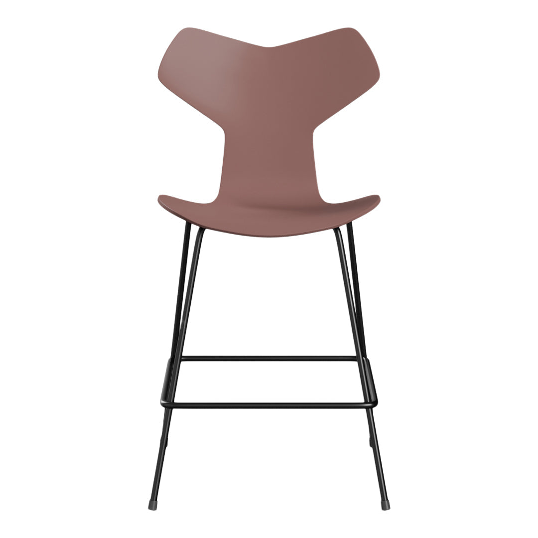 Grand Prix Counter Chair 3138 - Modern Bar Stool with Swivel Seat for Kitchen Island, Breakfast Bar & Home Decor - Adjustable Height & Comfortable Back Support
