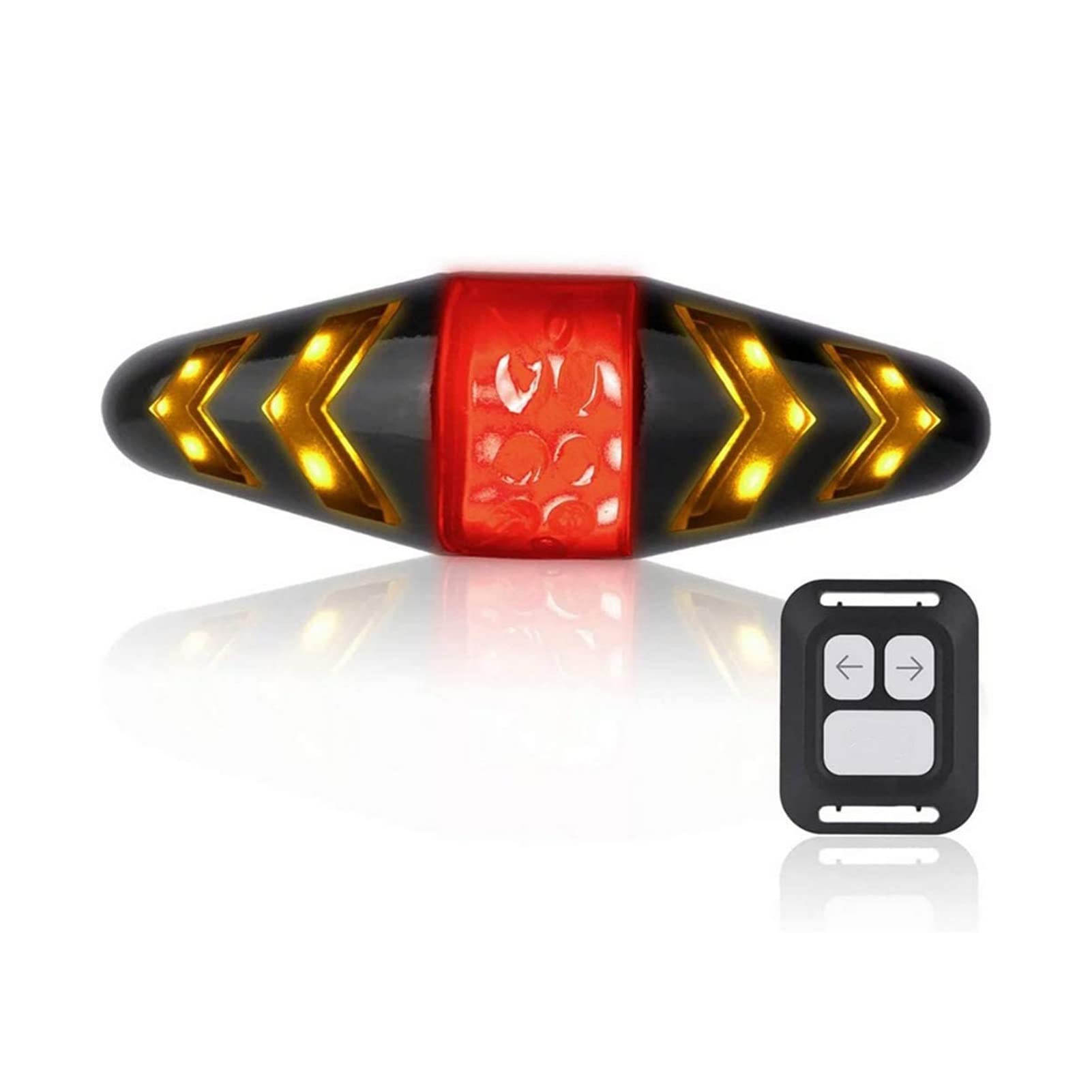 ESHFFF Rechargeable USB-C Bike Tail Light - 5 Brightness Modes LED Rear Bicycle Light for Night & Day Cycling Safety | Waterproof Bike Light for Road, Mountain & Commuter Bicycles | Perfect for Urban Commuting, Trail Riding & Night Cycling