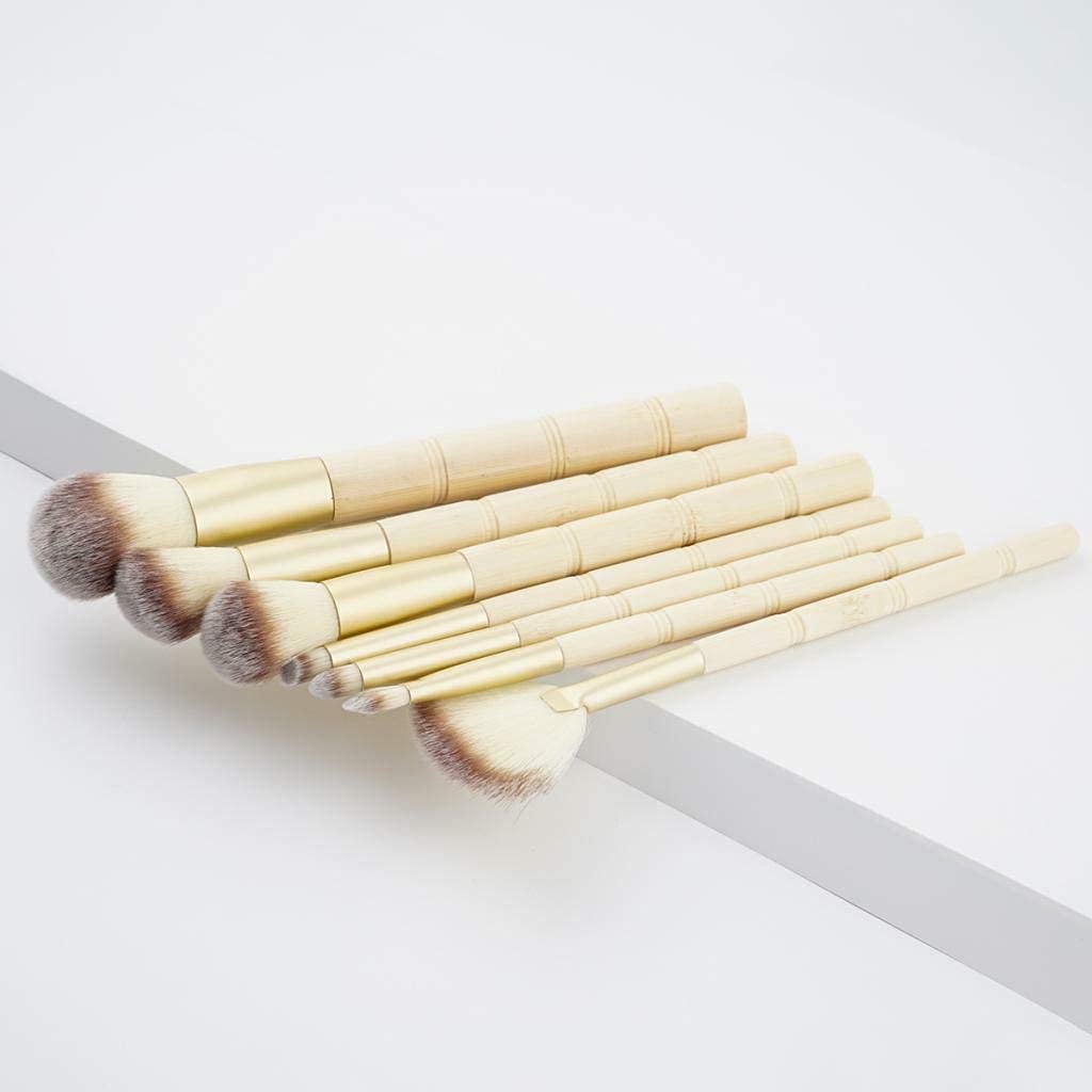 Ubersweet® 7-Piece Bamboo Concealer Brush Set - Professional Makeup Brushes for Flawless Coverage | Perfect for Contouring, Highlighting & Everyday Makeup Application