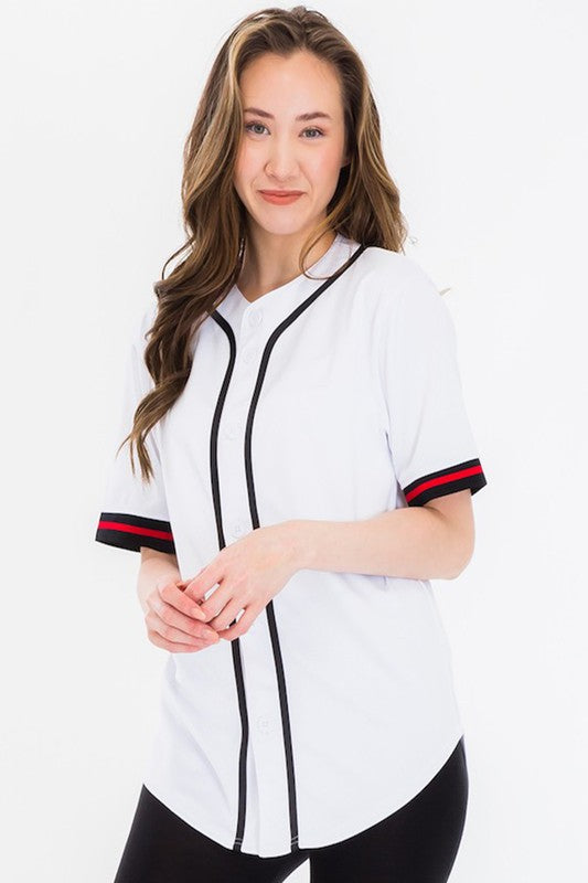 Unisex Active Sports Team Baseball Jersey - Breathable & Comfortable for Men & Women - Perfect for Baseball, Softball, and Team Sports