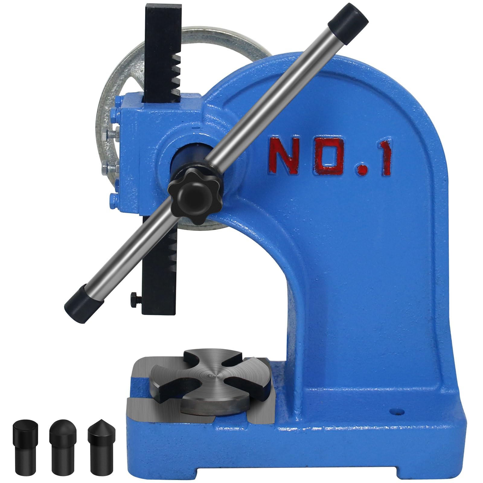 1 Ton Arbor Press with Ratchet Leverage & Handwheel - 5.5