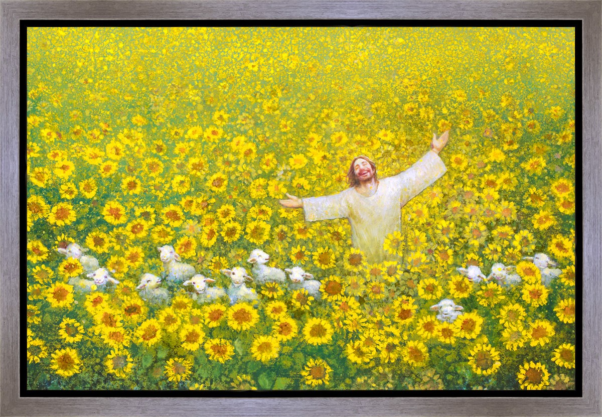 Be Glad and Rejoice Gallery Wrap Canvas - Inspirational Christian Wall Art for Home Decor, Church & Office - Perfect for Living Room, Bedroom & Gift Giving