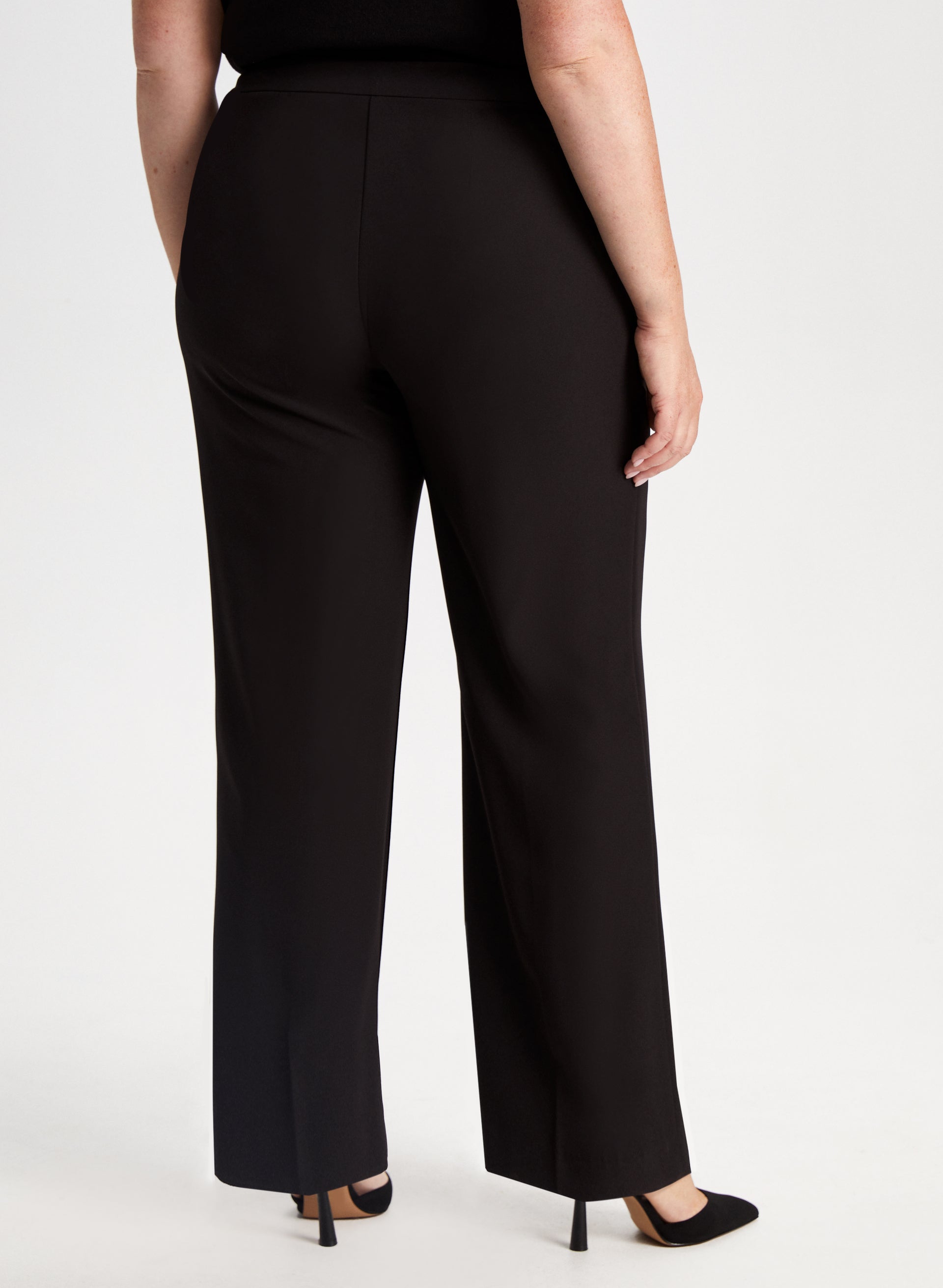 Emma Women's Straight Leg Pants - Classic Fit Regular Length for Work & Casual Wear | Comfortable Office Trousers & Everyday Pants for Women