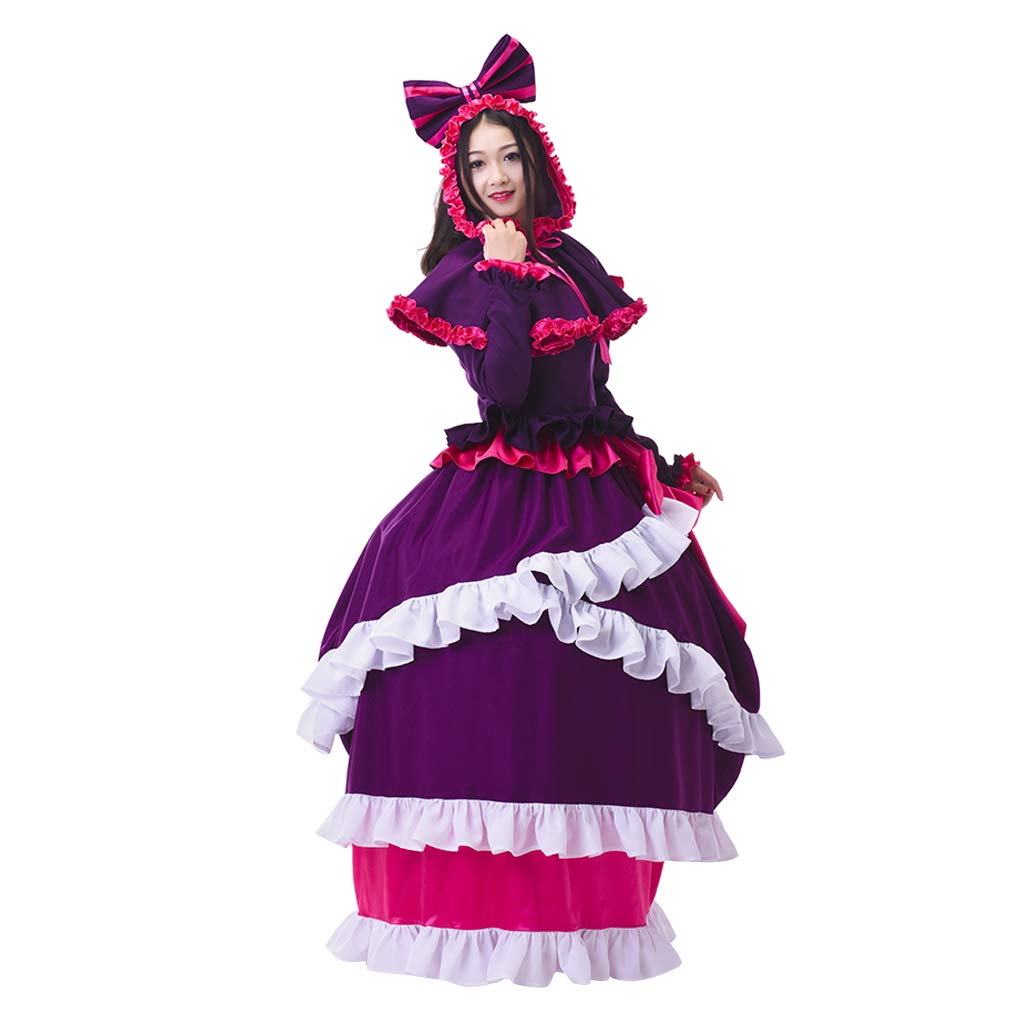 Sweet Lolita Dress - Shalltear Bloodfallen Cosplay Costume from Anime Overlord | Gothic Anime Dress for Cosplay, Halloween, Conventions & Themed Parties