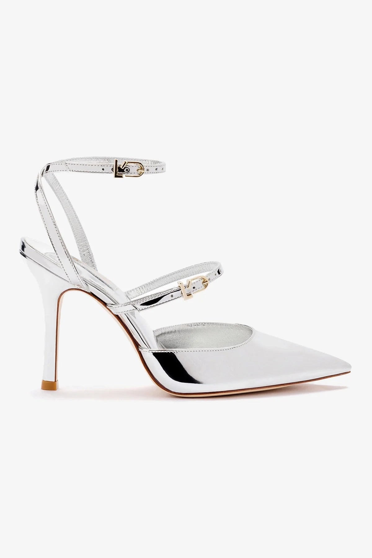 Kris Pump Silver Specchio Mirror Heels - Elegant High Heels for Women, Perfect for Parties, Weddings & Special Occasions