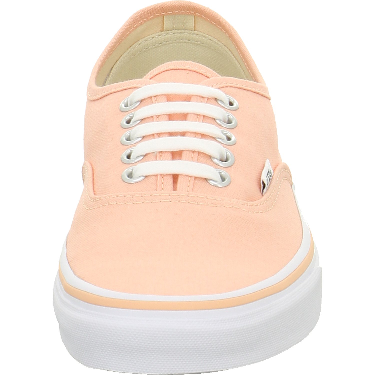 Vans Women's Classic Low-Top Sneakers - Pink Tropical Peach & True White | Size 8 | Comfortable Casual Shoes for Walking, Streetwear & Everyday Fashion