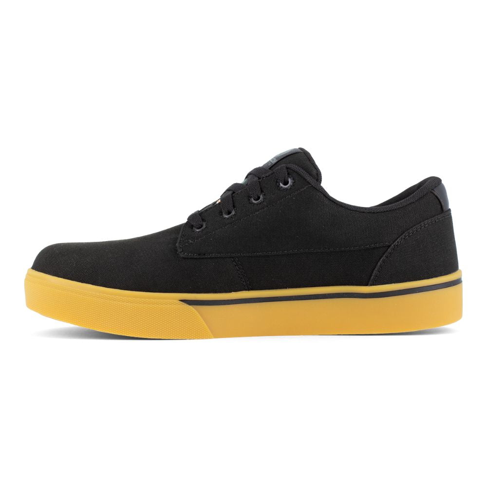 Volcom Unisex Composite Toe Safety CSA Skate Shoe VC30117 - Black/Yellow | Lightweight Work Shoes for Construction, Warehouse & Outdoor Activities