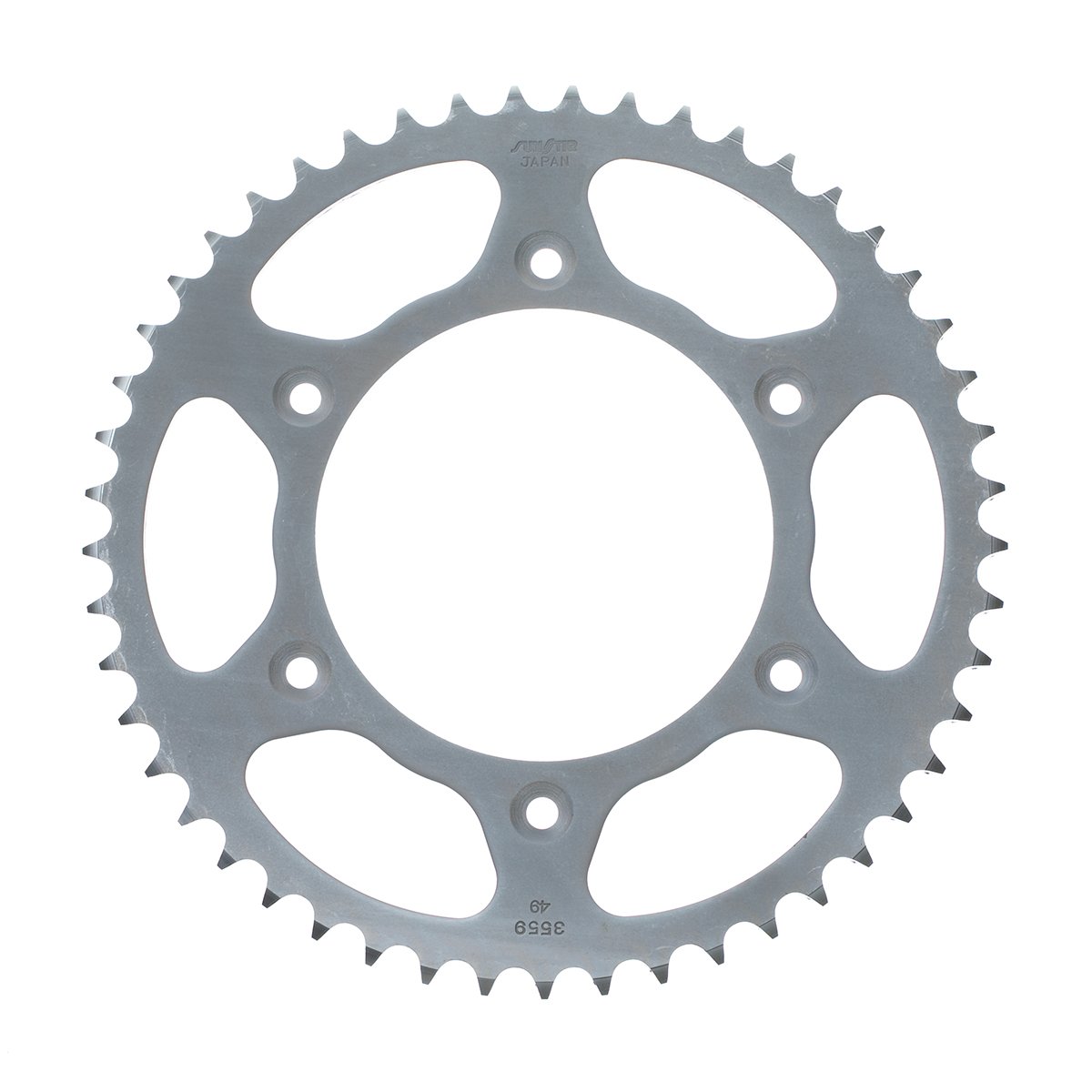 Sunstar 2-357742 42-Teeth 520 Chain Size Rear Steel Sprocket for Motorcycle & ATV - Durable Replacement Sprocket for Smooth Riding & Off-Road Adventures