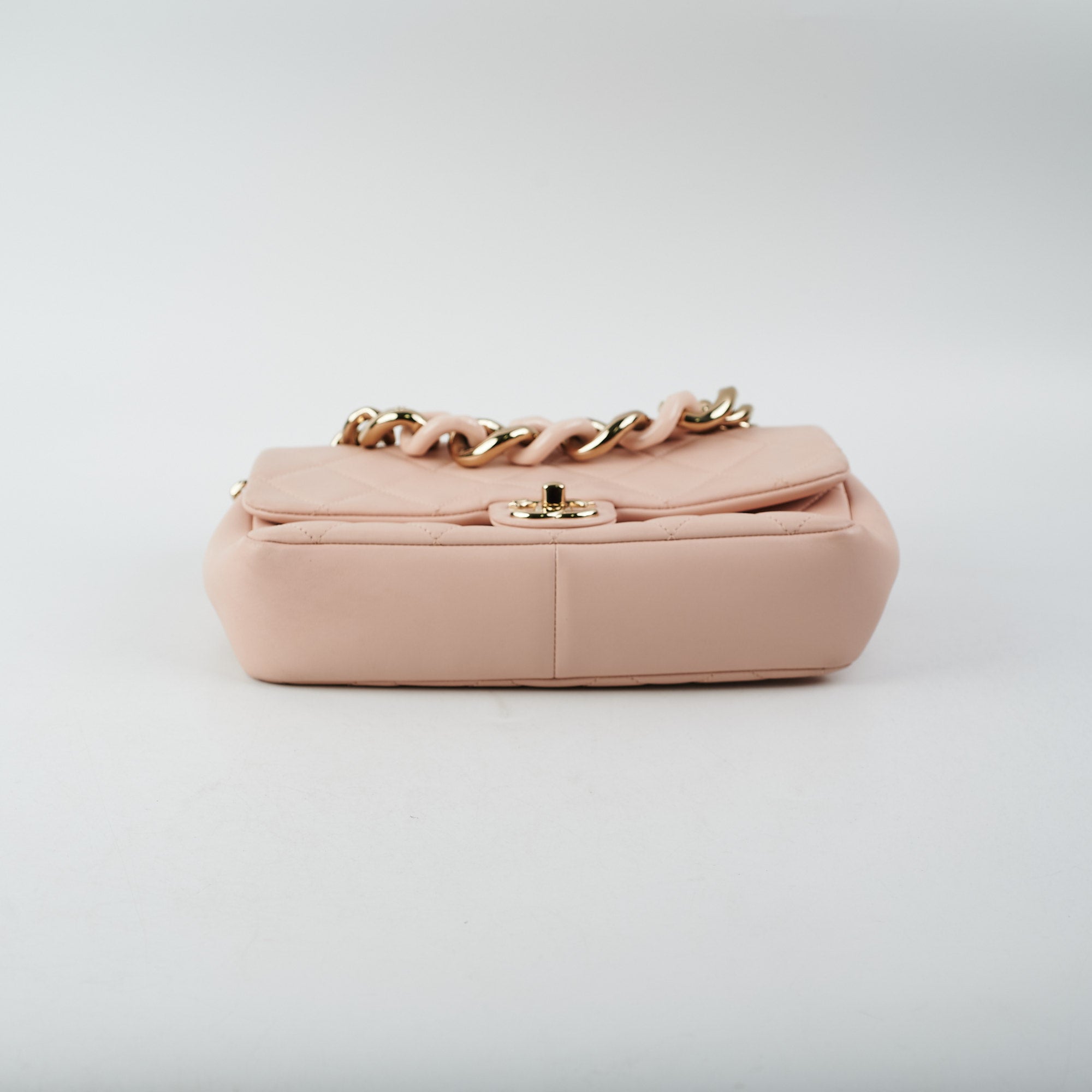Chanel Quilted Pink Leather Crossbody Bag with Microchip - Luxury Designer Handbag for Women, Perfect for Parties, Date Nights & Special Occasions