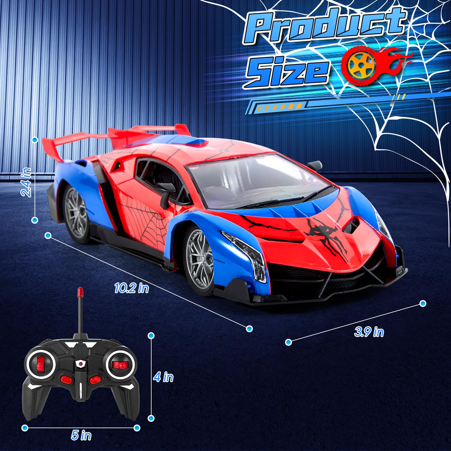 Best Remote Control RC Cars for Kids Ages 3-12 - Fast Electric Toy Cars for Boys & Girls - Durable Off-Road Vehicles with 2.4GHz Remote - Perfect Birthday Gifts for Toddlers & Children - Indoor & Outdoor Play, Racing & Adventure Fun