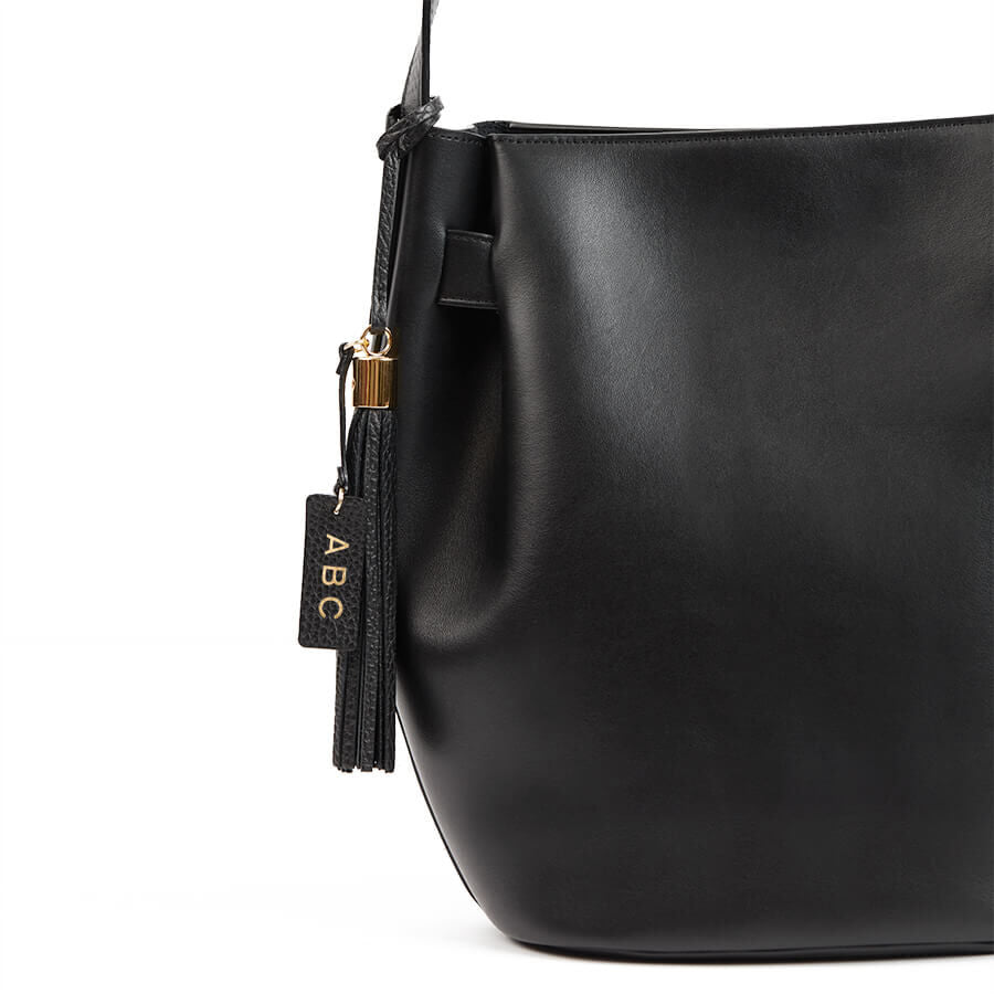 Premium Genuine Leather Crossbody Bag with Elegant Tassel Detail - Stylish & Durable for Women, Perfect for Work, Travel & Everyday Use